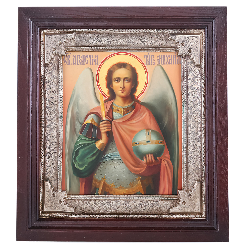 Икона в киоте «Архистратиг Михаил» 48х44 см - интернет магазин Русь Велика я фото 3
