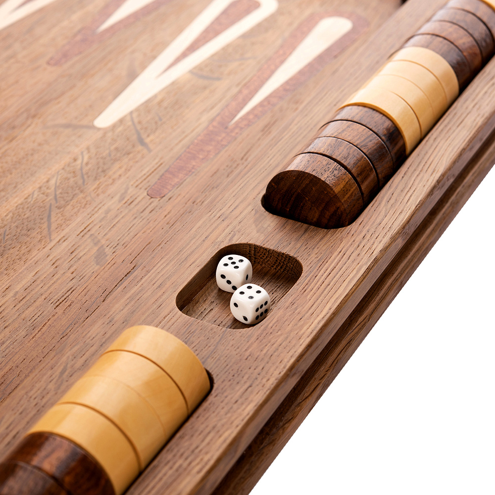 Нарды деревянные из массива морёного дуба «Былинные» - интернет магазин Русь Велика я фото 5