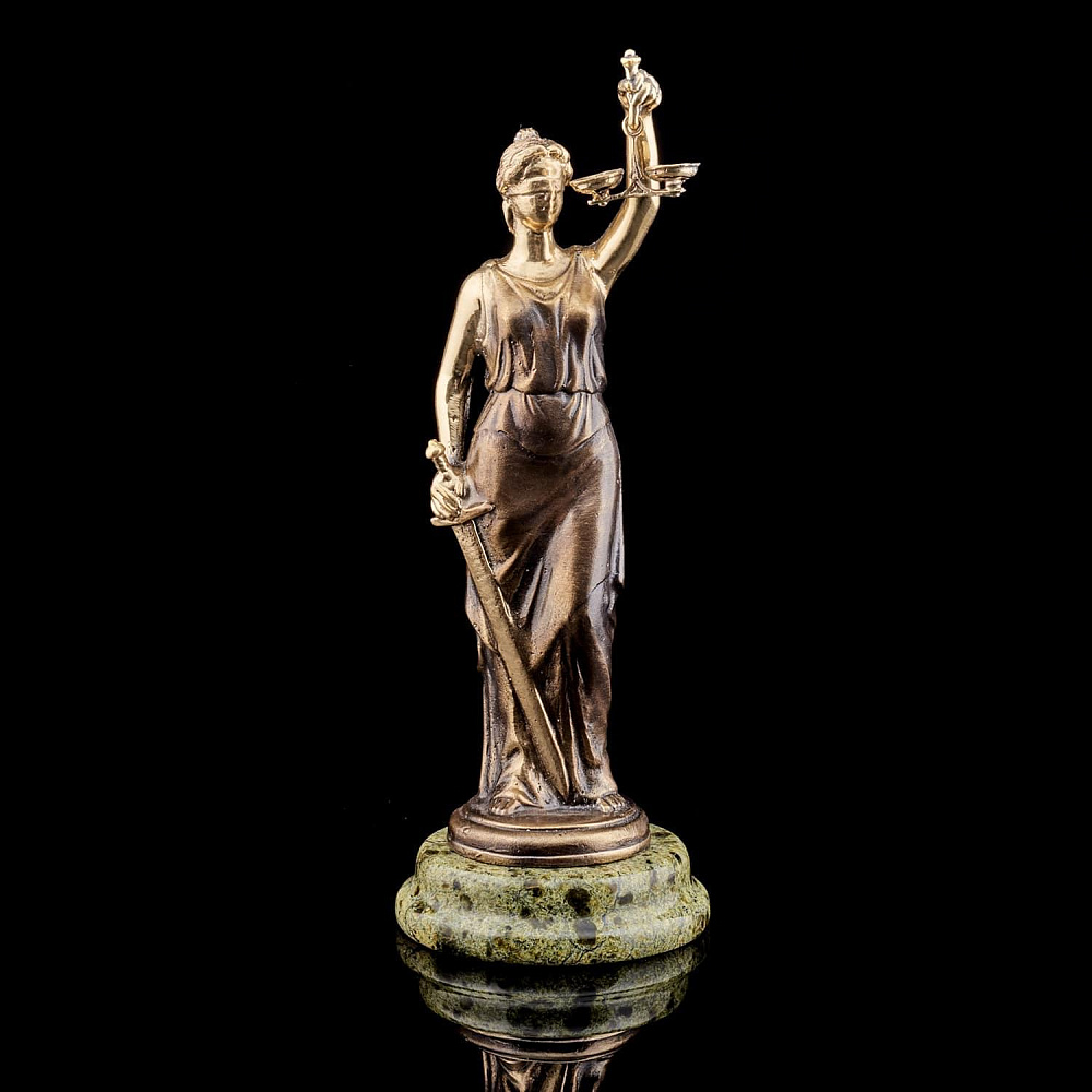 Бронзовая статуэтка «Фемида» - интернет магазин Русь Велика я 
