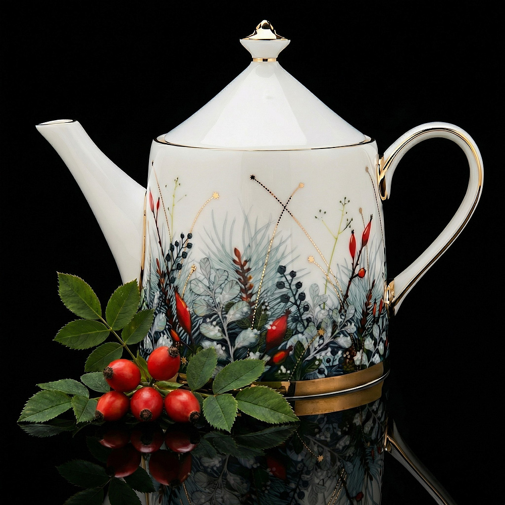 Чайник заварочный 900 мл «Календа». Форма Идиллия. ИФЗ - интернет магазин Русь Велика я 