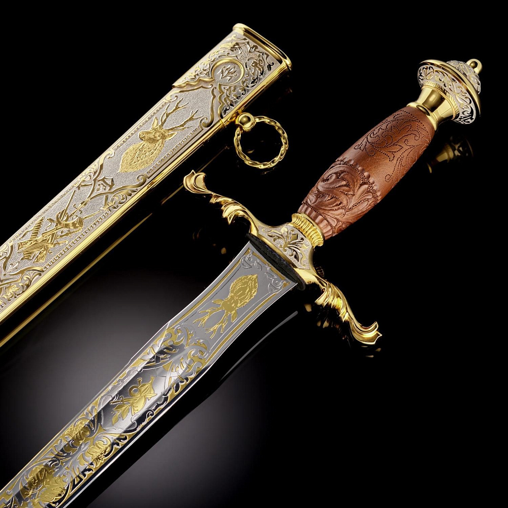 Кинжал сувенирный «Олений» Златоуст - интернет магазин Русь Велика я 