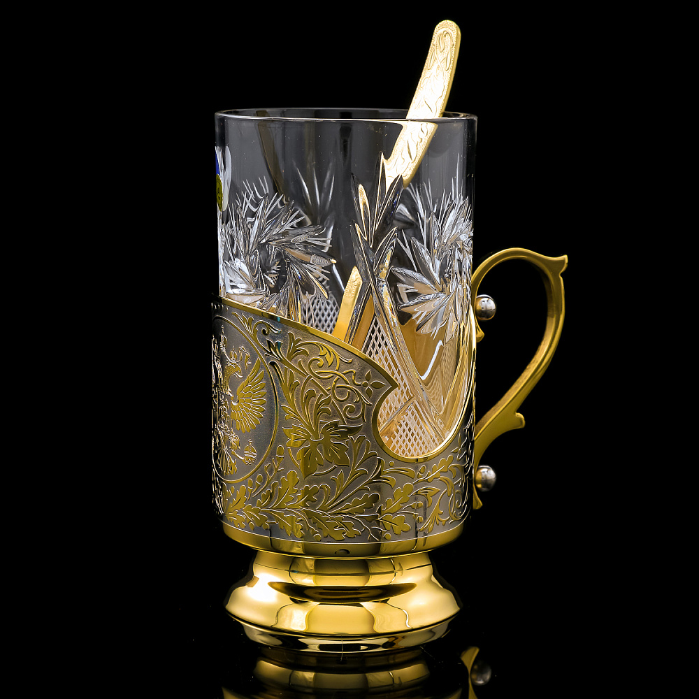 Подстаканник «Герб РФ». Златоуст - интернет магазин Русь Велика я фото 2