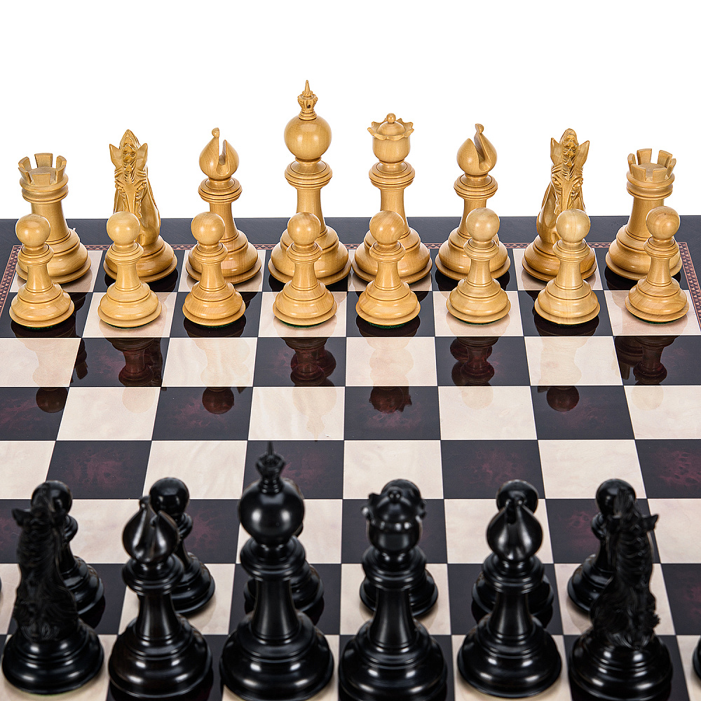 Шахматы коллекционные ручной работы «Камелот» 48х48 см - интернет магазин Русь Велика я фото 3