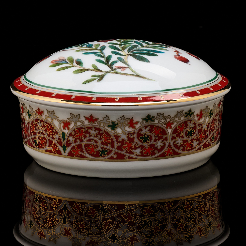 Туалетная коробочка «Клюква заповедная». Форма Круглая. ИФЗ - интернет магазин Русь Велика я фото 1