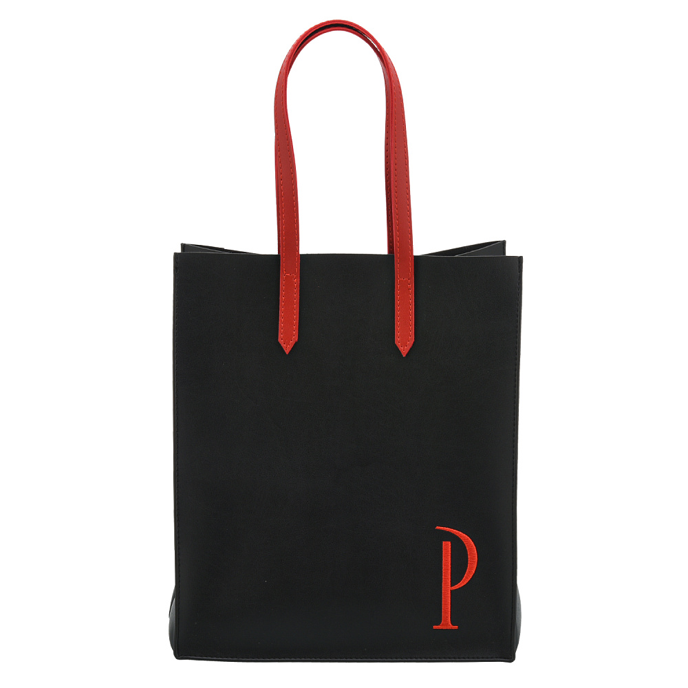 Подарочный пакет-упаковка из экокожи «Р» 26х12х32 см - интернет магазин Русь Велика я фото 1