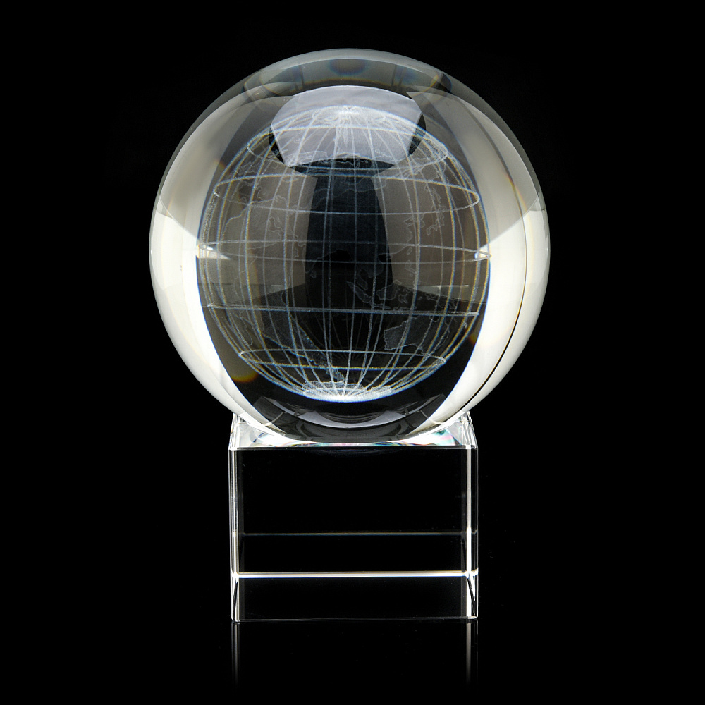 Лазерная графика. Статуэтка «Глобус» - интернет магазин Русь Велика я фото 1