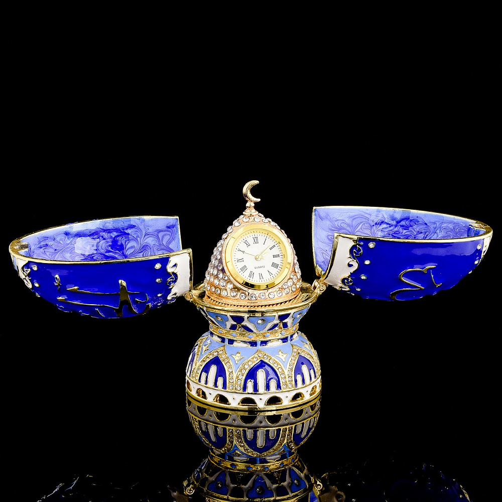 Шкатулка «Альхамдулиллах» с куполом. Традиции Фаберже - интернет магазин Русь Велика я фото 2