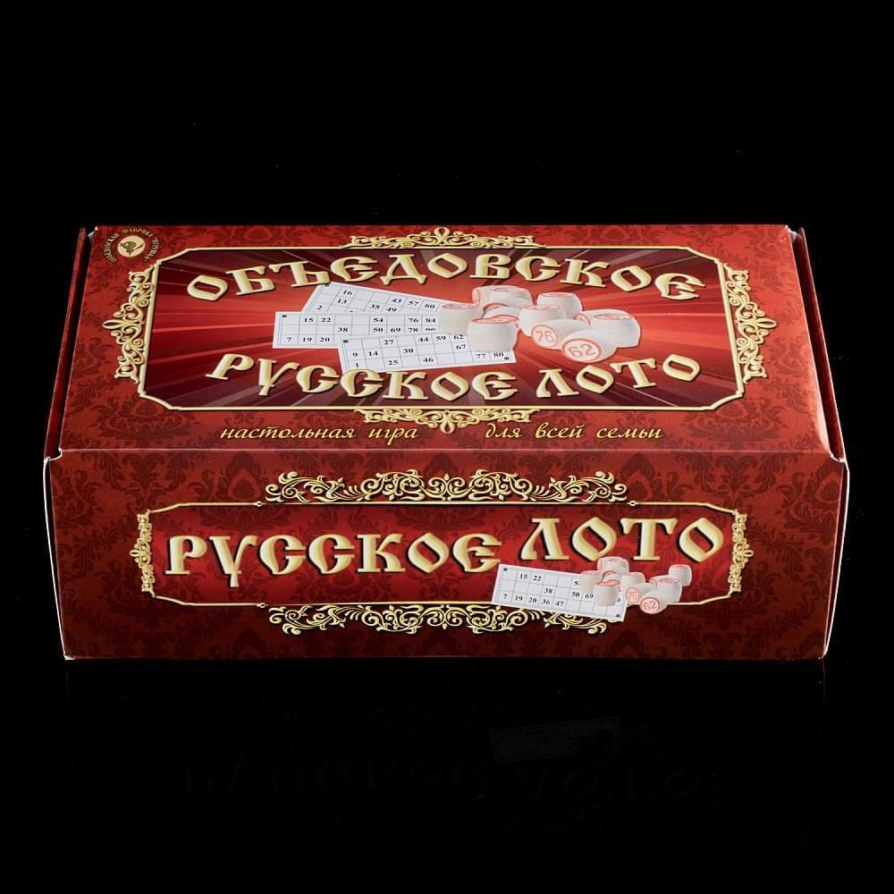 Настольная игра «Русское лото» в картонной упаковке - интернет магазин Русь Велика я фото 1