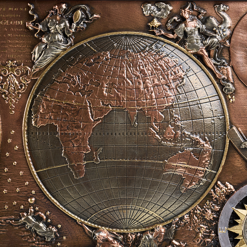 Панно «Карта мира» 100х54 см - интернет магазин Русь Велика я фото 1