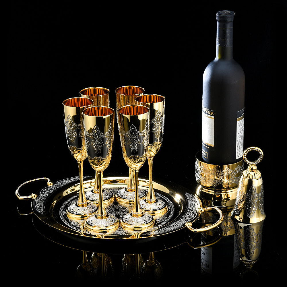 Питейный набор на 6 персон «Царский». Златоуст - интернет магазин Русь Велика я фото 1