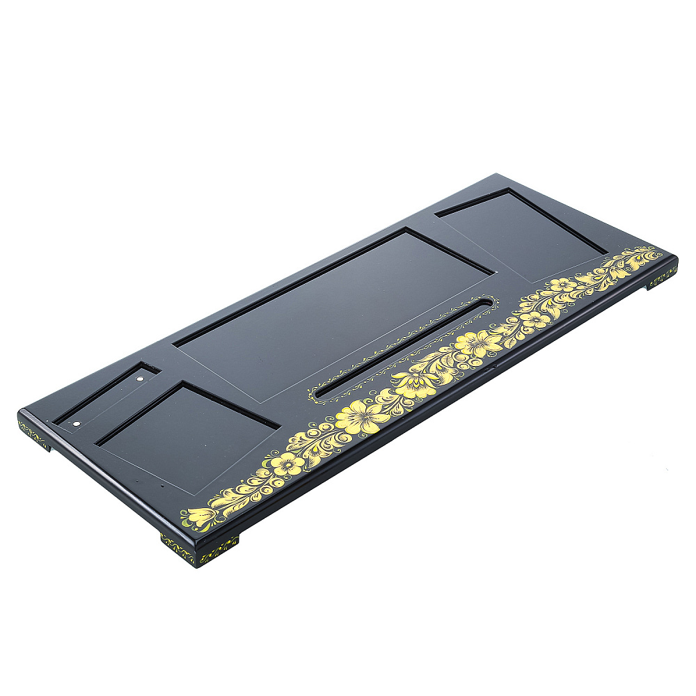 Настольный набор из дерева «Черная кудрина». Хохлома - интернет магазин Русь Велика я фото 5