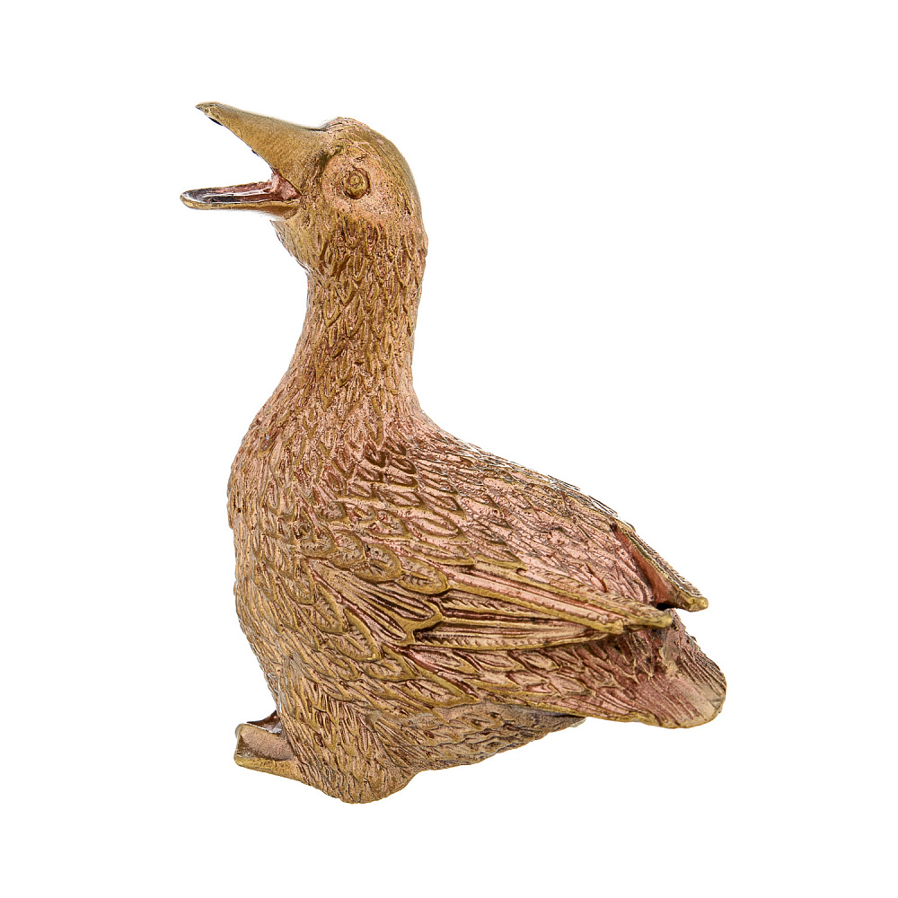 Бронзовый колокольчик «Утка» - интернет магазин Русь Велика я 