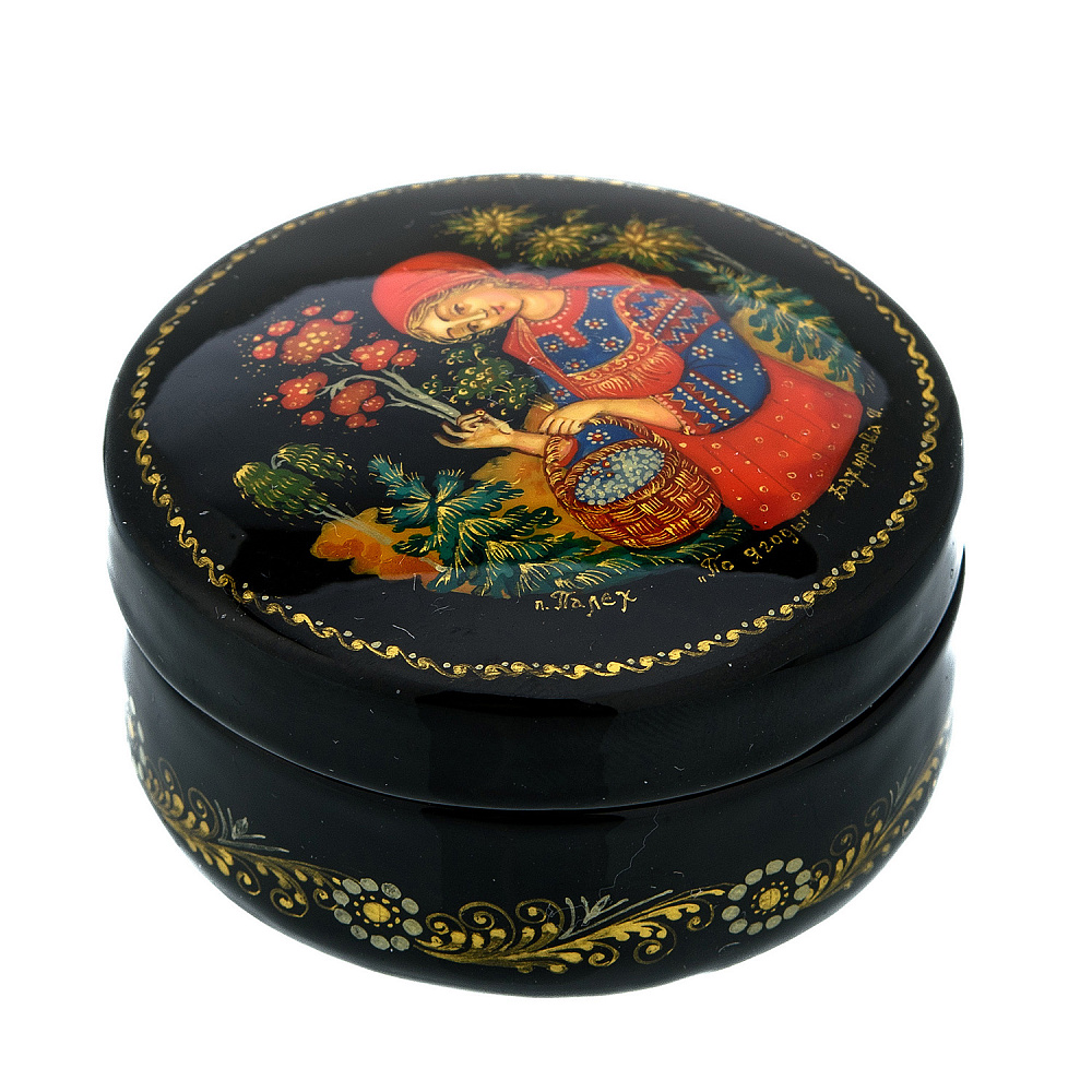 Шкатулка с художественной росписью «По ягоды» - интернет магазин Русь Велика я фото 1