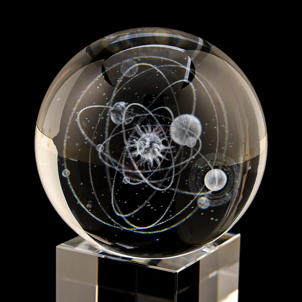 Лазерная графика. Шар «Солнечная система» - интернет магазин Русь Велика я фото 2