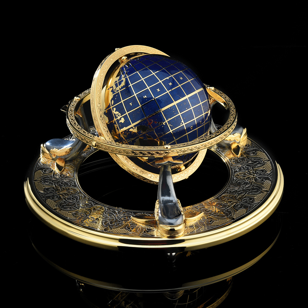 Глобус сувенирный «На трех китах». Златоуст - интернет магазин Русь Велика я фото 1