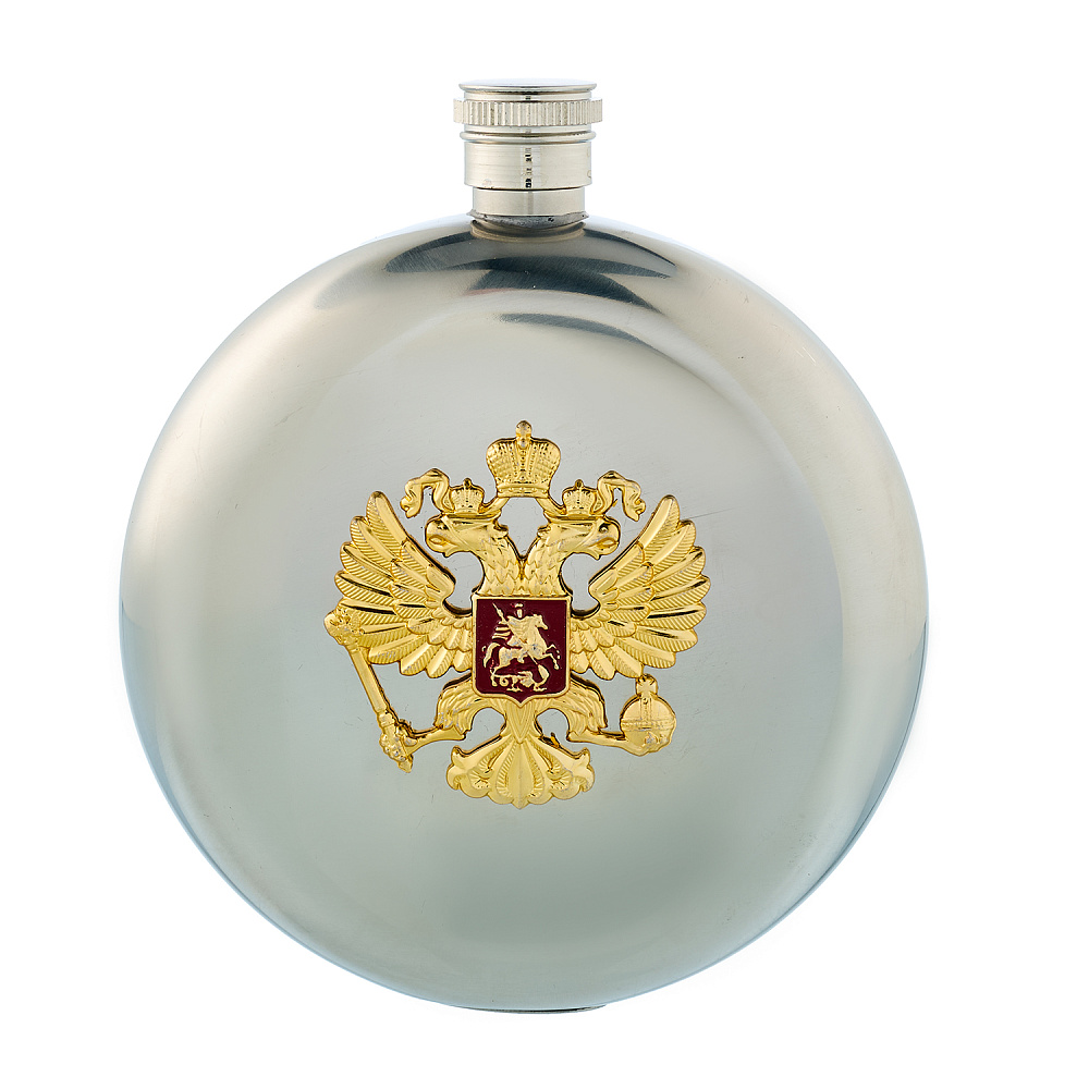 Фляга «Герб РФ» - интернет магазин Русь Велика я 
