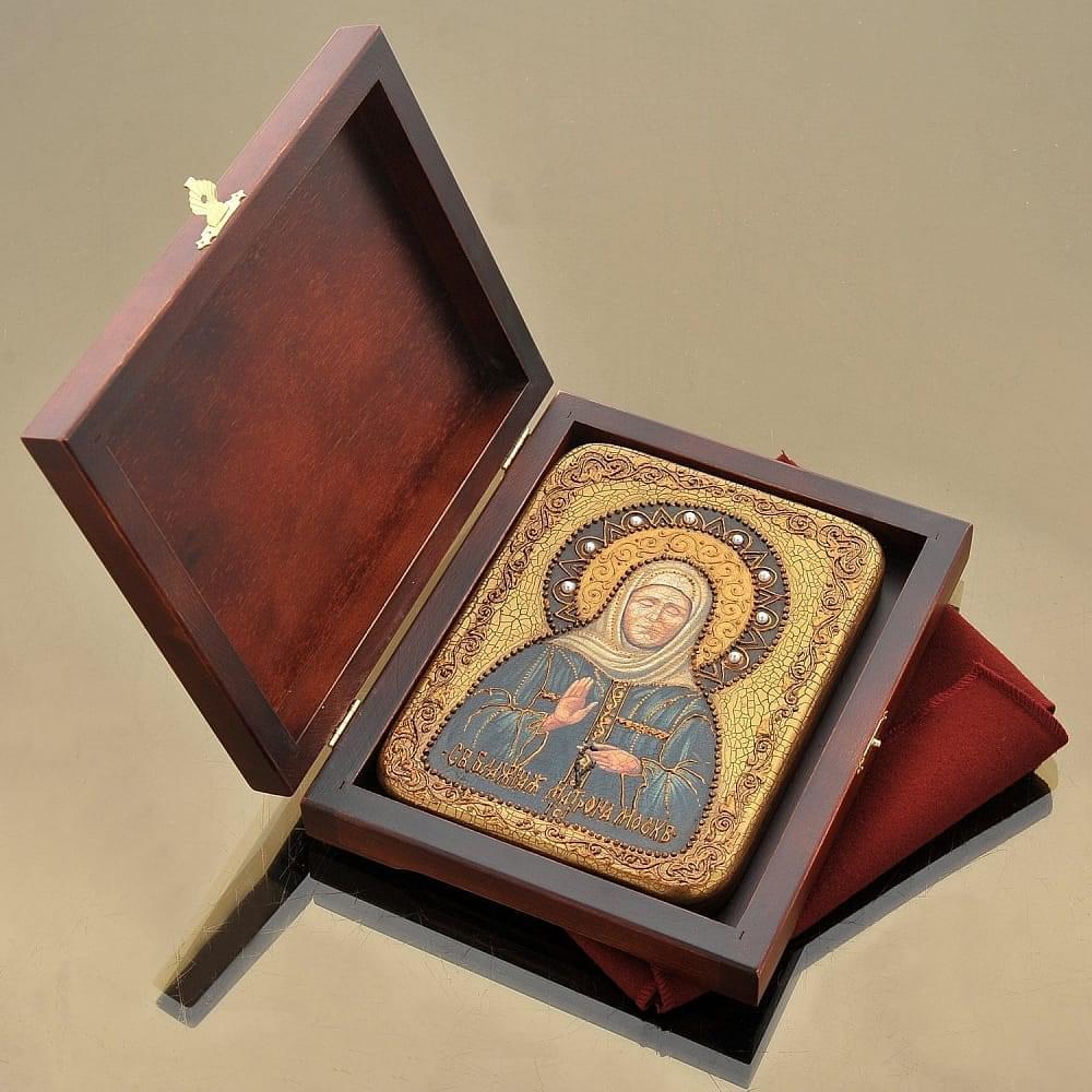 Икона «Блаженная старица Матрона Московская» - интернет магазин Русь Велика я фото 2