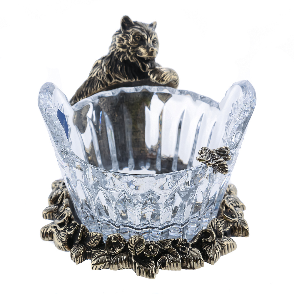 Икорница-медовница «Медведь с пчелкой» - интернет магазин Русь Велика я 