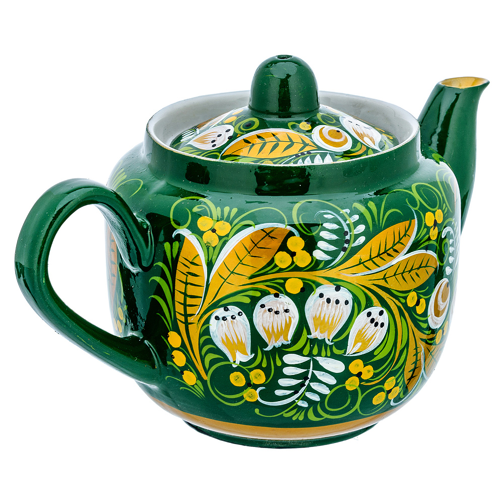 Чайник заварочный 0,5 л «Ландыш». Хохлома - интернет магазин Русь Велика я фото 2