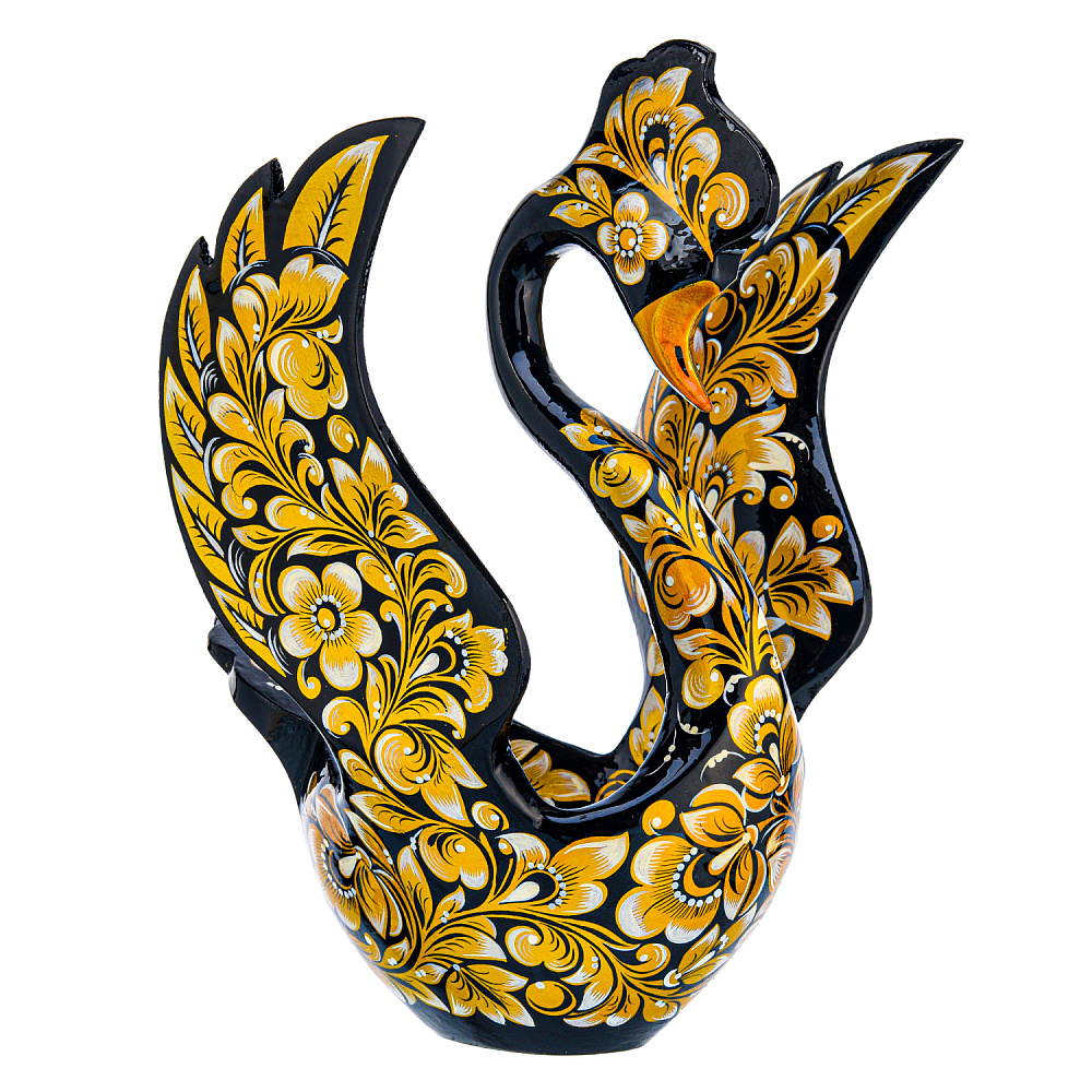 Братина «Лебедь». Хохлома - интернет магазин Русь Велика я фото 1