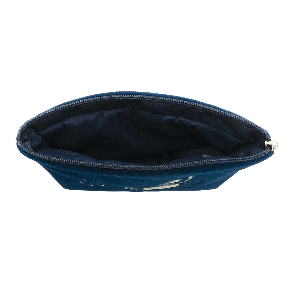 Косметичка «Бабочка». Темно-синяя с вышивкой - интернет магазин Русь Велика я фото 4