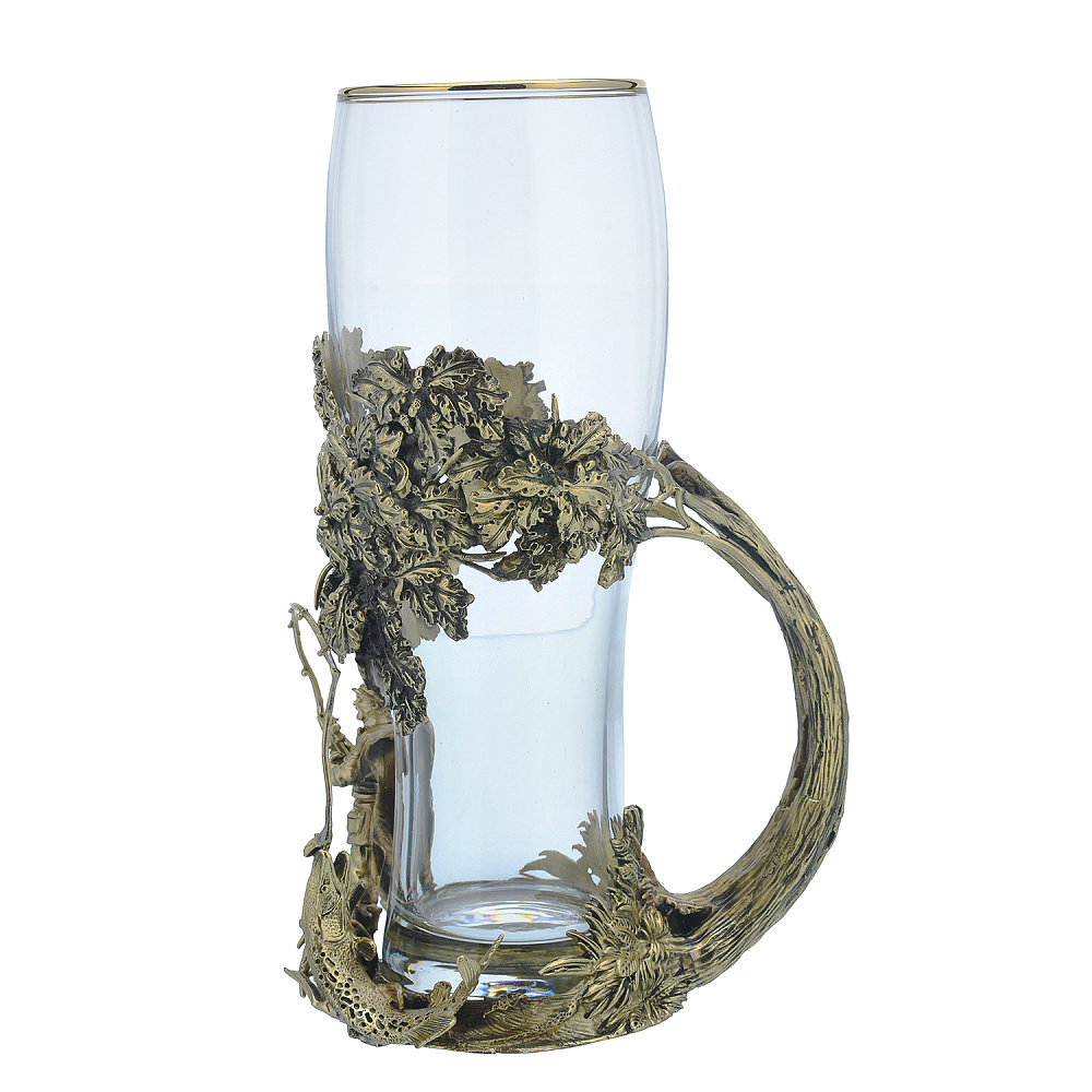 Кружка пивная «Рыбак» 0,5 л - интернет магазин Русь Велика я фото 1