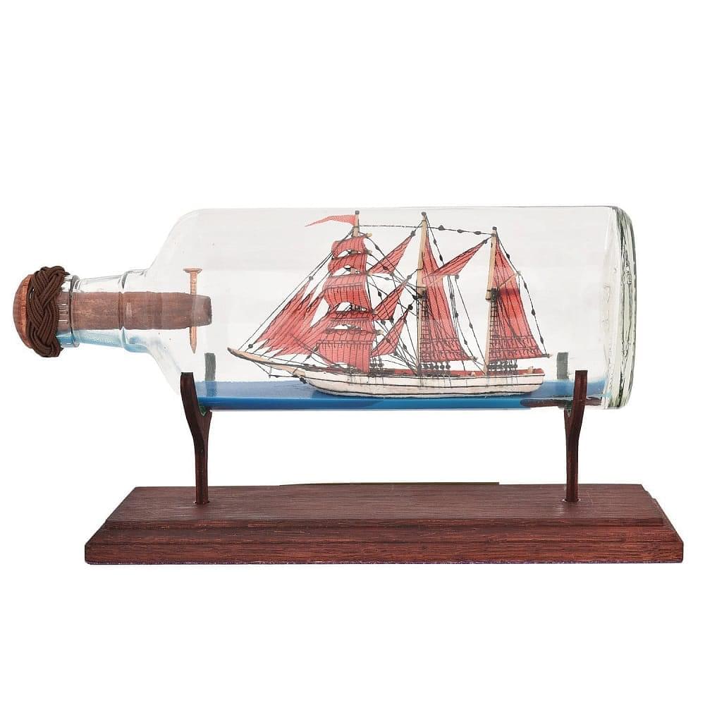 Модель в бутылке «Бригантина »Алые Паруса