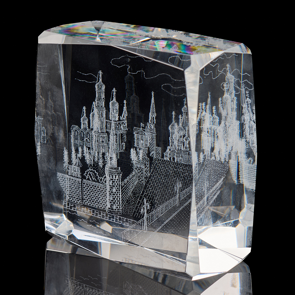 Лазерная графика. Куб «Москва» - интернет магазин Русь Велика я фото 1