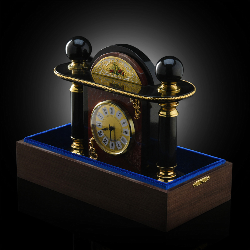 Часы настольные «Бабочка». Златоуст - интернет магазин Русь Велика я фото 4