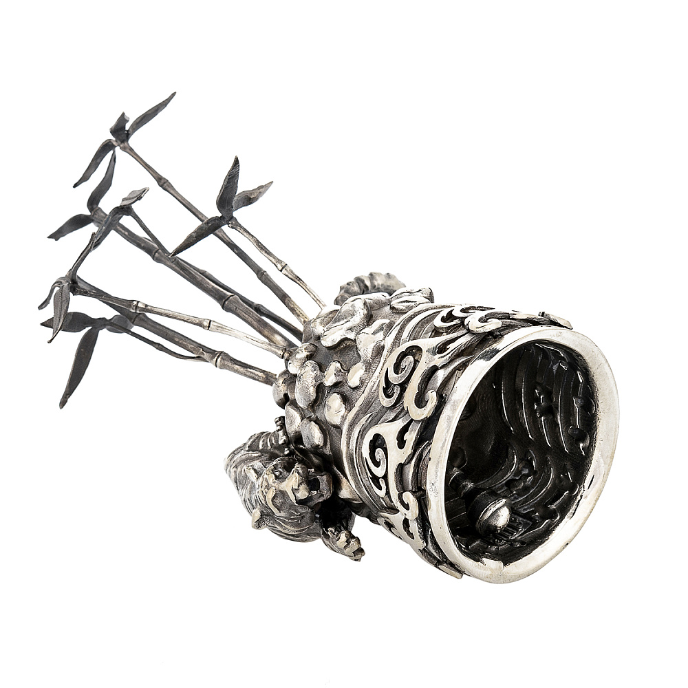 Бронзовый колокольчик «Тигр спускается к ручью» - интернет магазин Русь Велика я фото 3