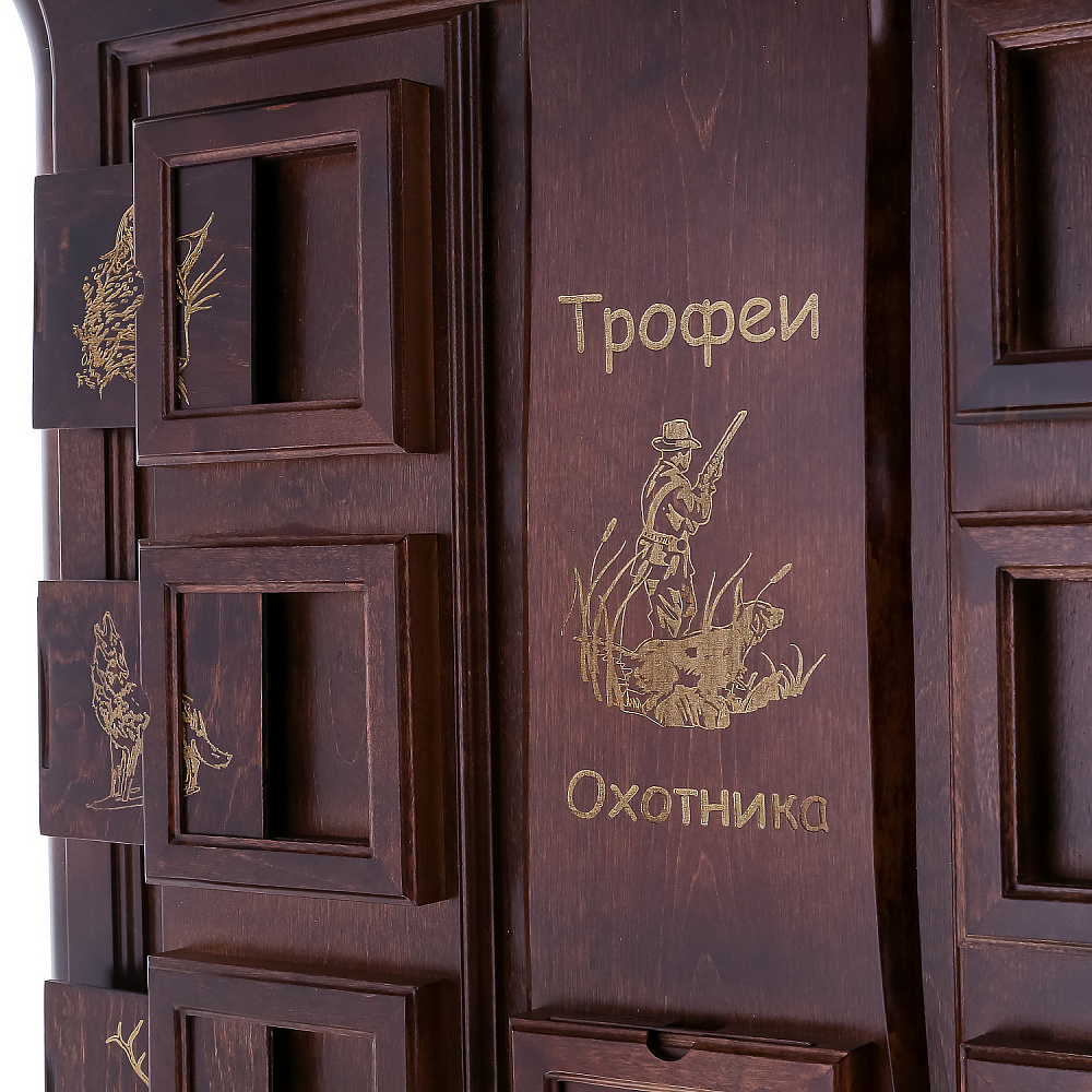 Настенное деревянное панно-щит «Трофеи охотника» - интернет магазин Русь Велика я фото 8