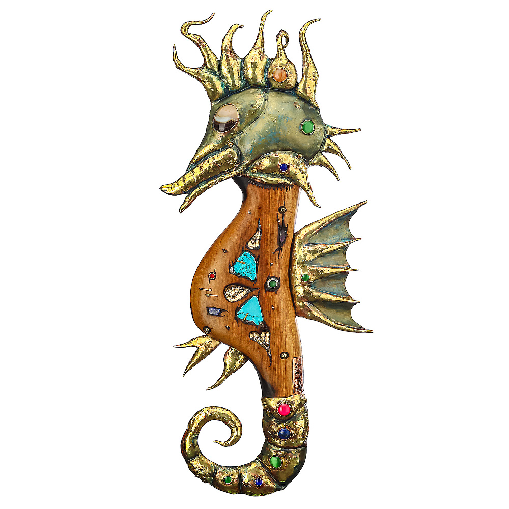 Бронзовая скульптура «Морской конек» - интернет магазин Русь Велика я 