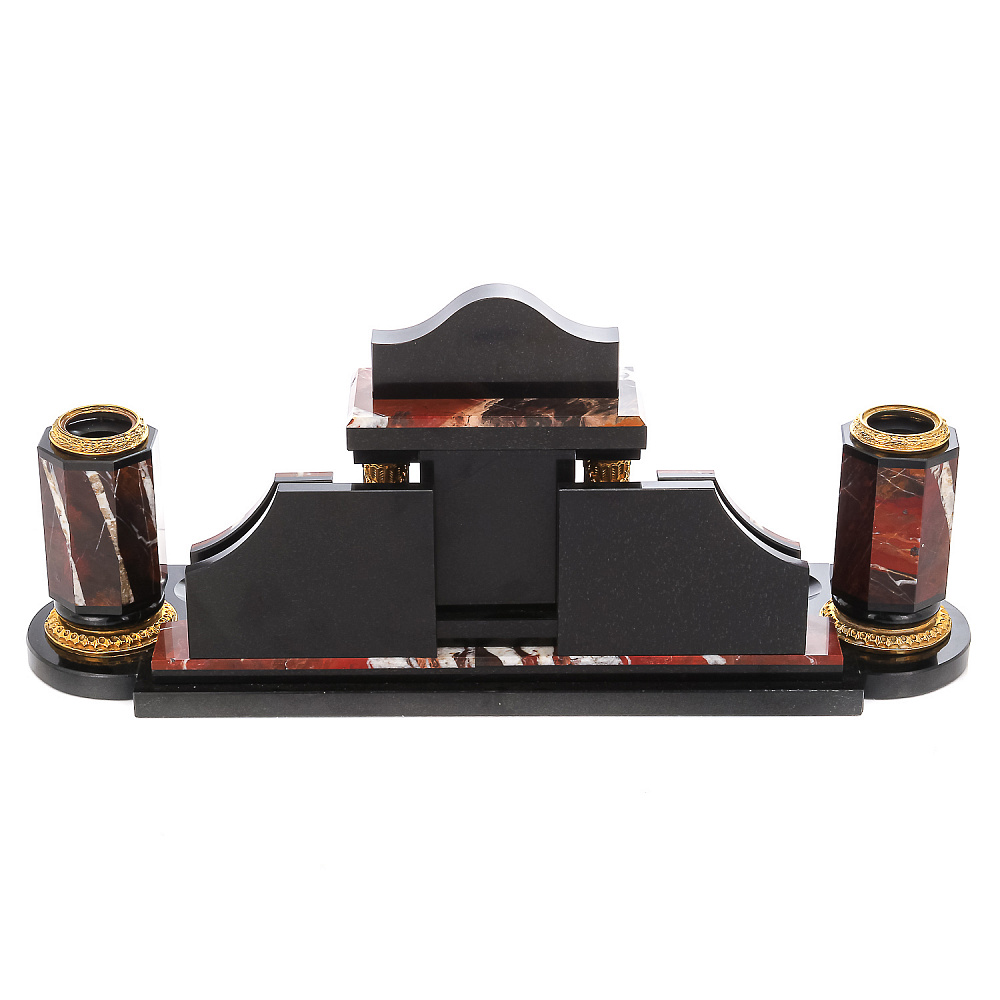 Настольный набор для руководителя из яшмы и долерита - интернет магазин Русь Велика я фото 5