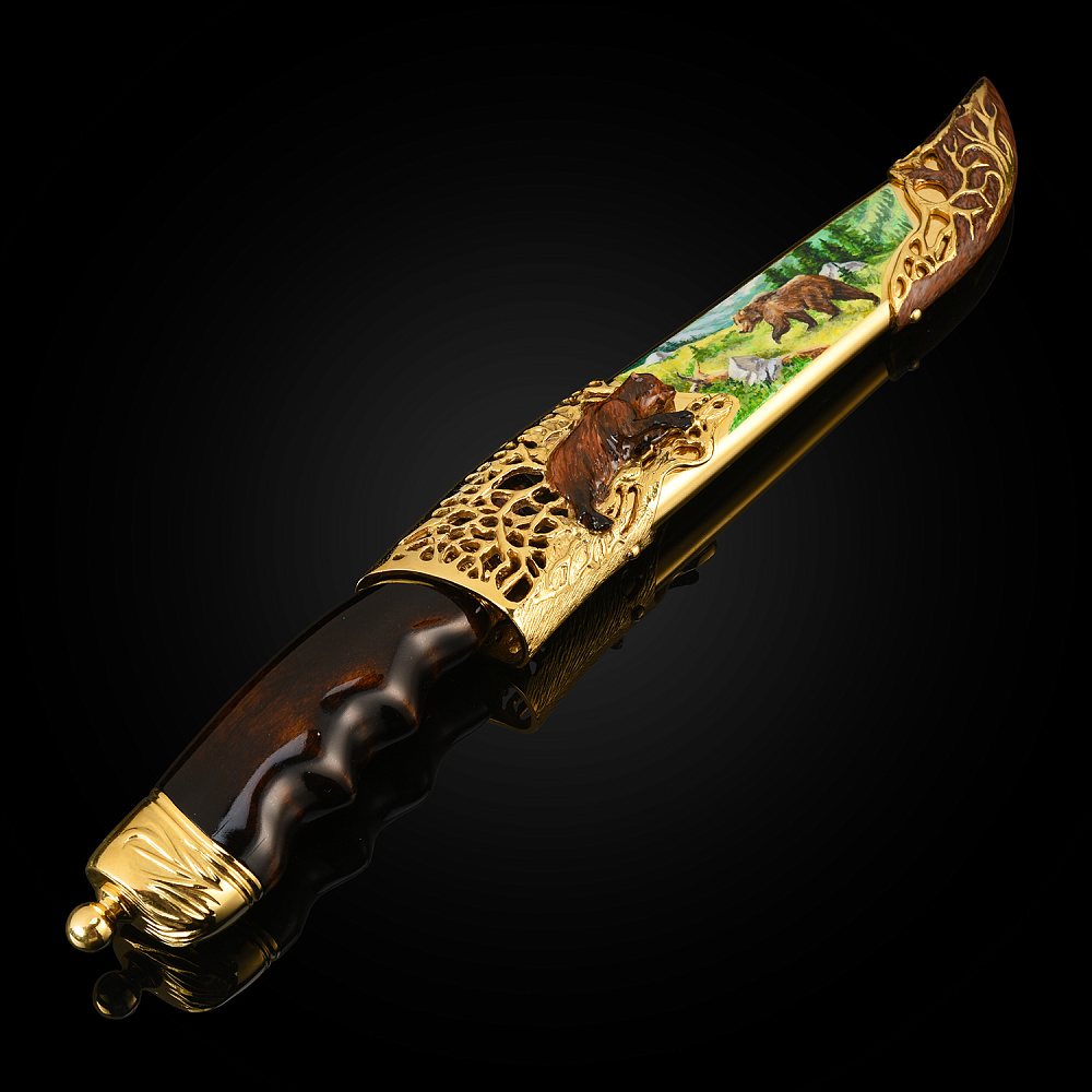 Нож сувенирный «Медведь». Златоуст - интернет магазин Русь Велика я фото 3