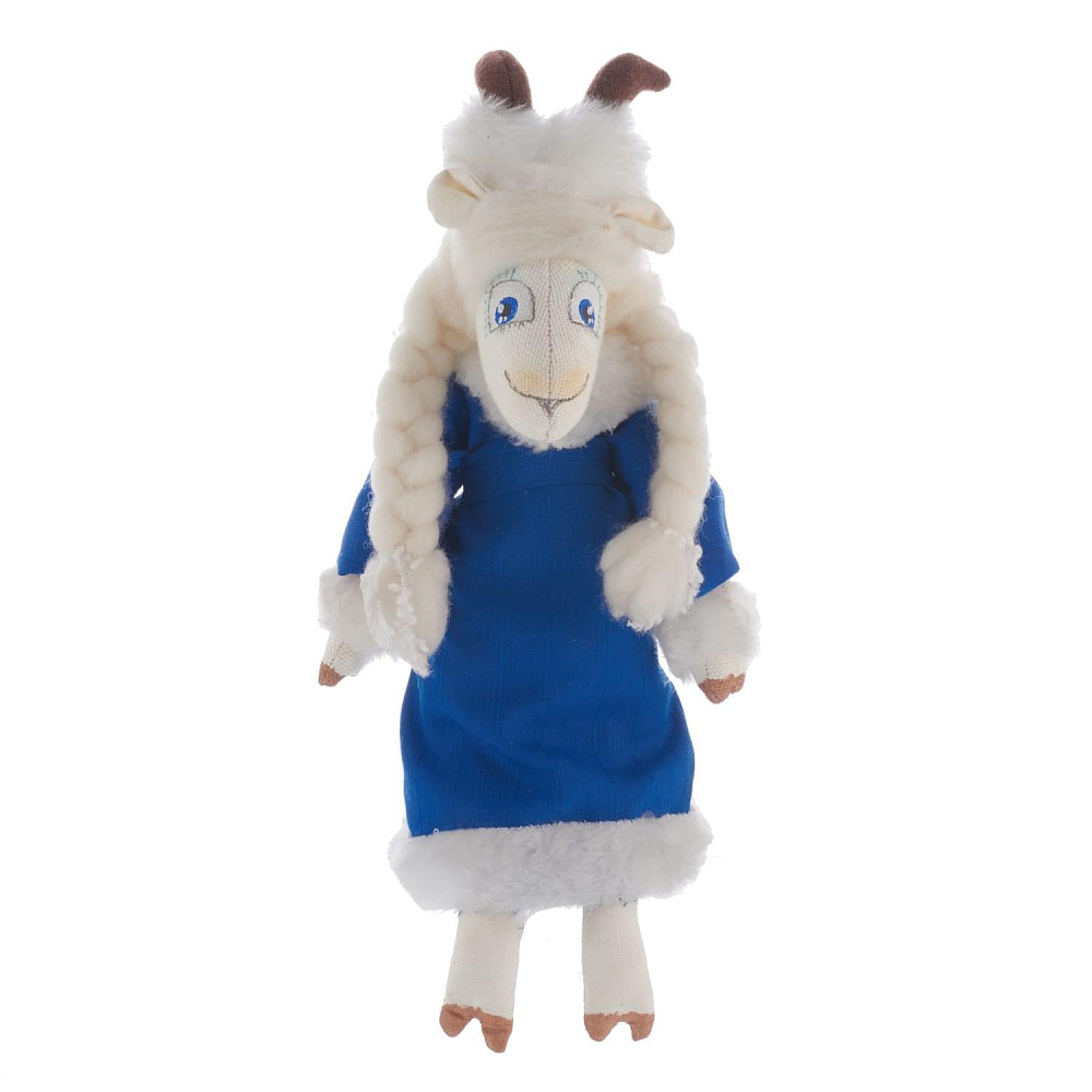 0021331/№3 Кукла-ОБЕРЕГ «Коза-СНЕГУРОЧКА» в ассортименте - интернет магазин Русь Велика я 