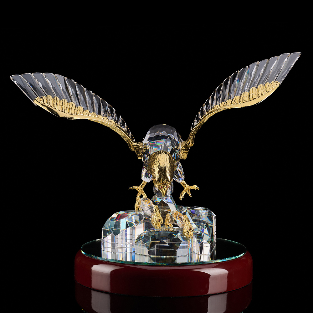 Скульптура из хрусталя «Сокол» - интернет магазин Русь Велика я фото 6