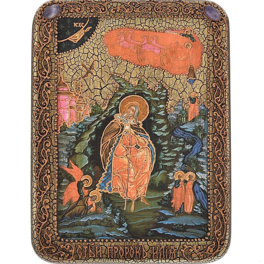 Икона подарочная «Пророк Илия Фисфитянин» 21 х 29 см - интернет магазин Русь Велика я 