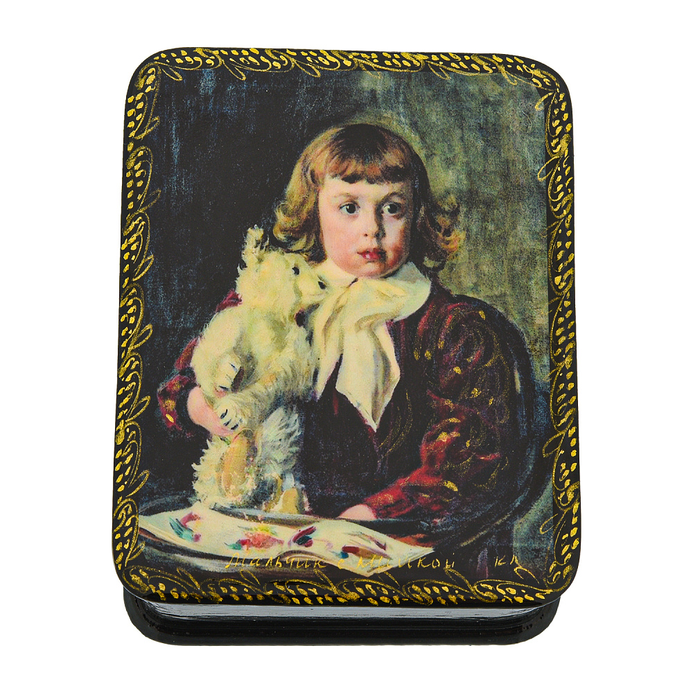 Шкатулка «Мальчик с мишкой» - интернет магазин Русь Велика я 