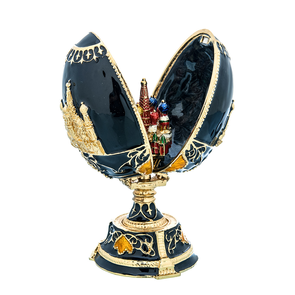 Пасхальное яйцо «Храм Василия Блаженного». Традиции Фаберже - интернет магазин Русь Велика я фото 1