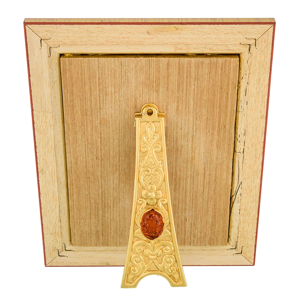 Икона на перламутре «Владимирская Божья Матерь» 14х17 см - интернет магазин Русь Велика я фото 3