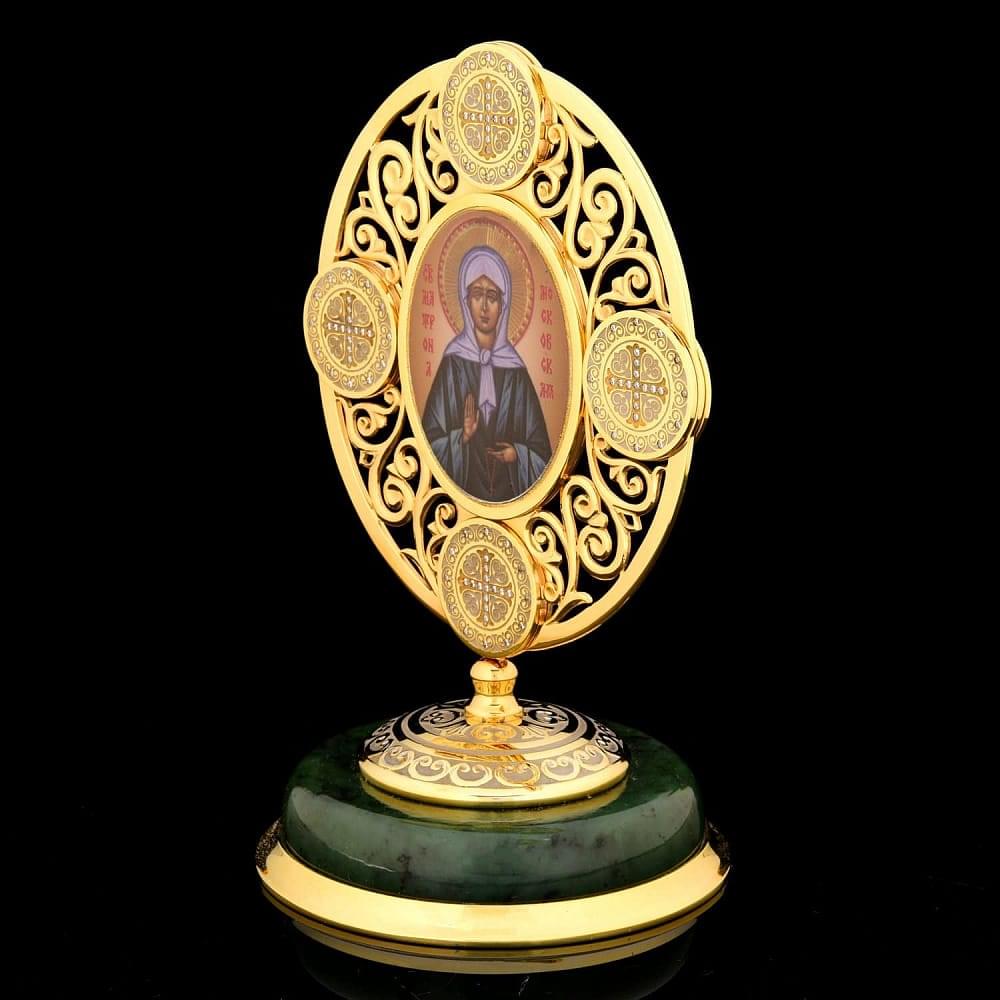 Плакета «Св. Матрона Московская». Златоуст - интернет магазин Русь Велика я фото 2