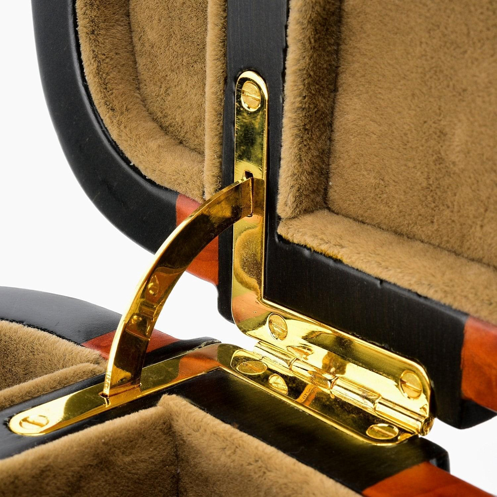 Деревянная шкатулка с янтарем на замке «Донна» - интернет магазин Русь Велика я фото 4