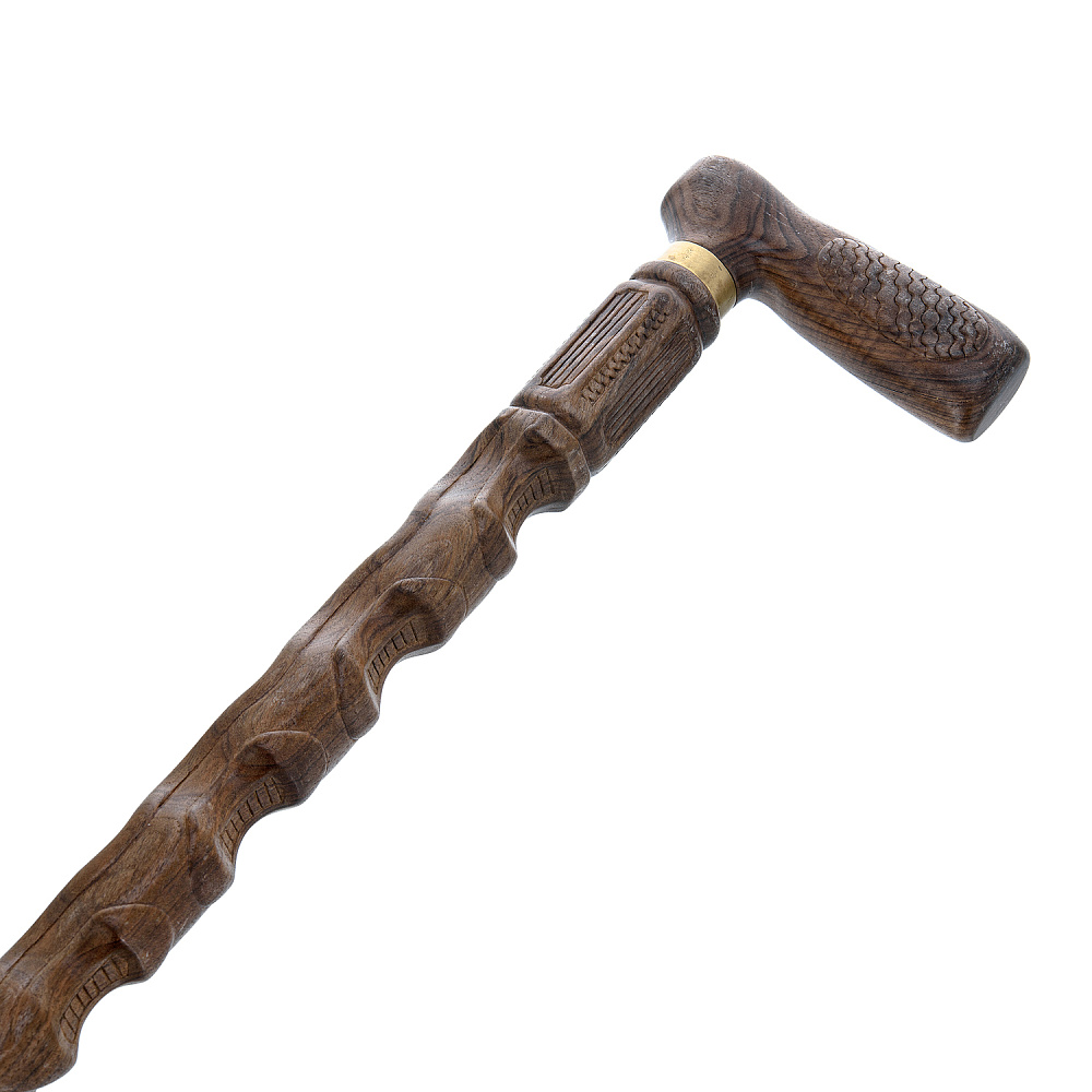 Трость деревянная с резной рукоятью - интернет магазин Русь Велика я фото 2