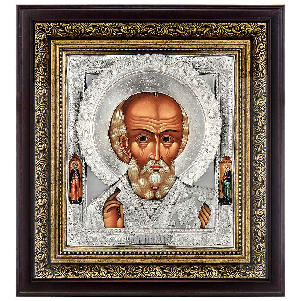 Икона «Николай Чудотворец» 50х47 см - интернет магазин Русь Велика я 