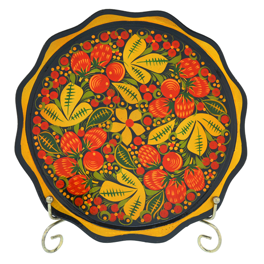 Питейный набор на 6 персон «Ягоды». Хохлома - интернет магазин Русь Велика я фото 2