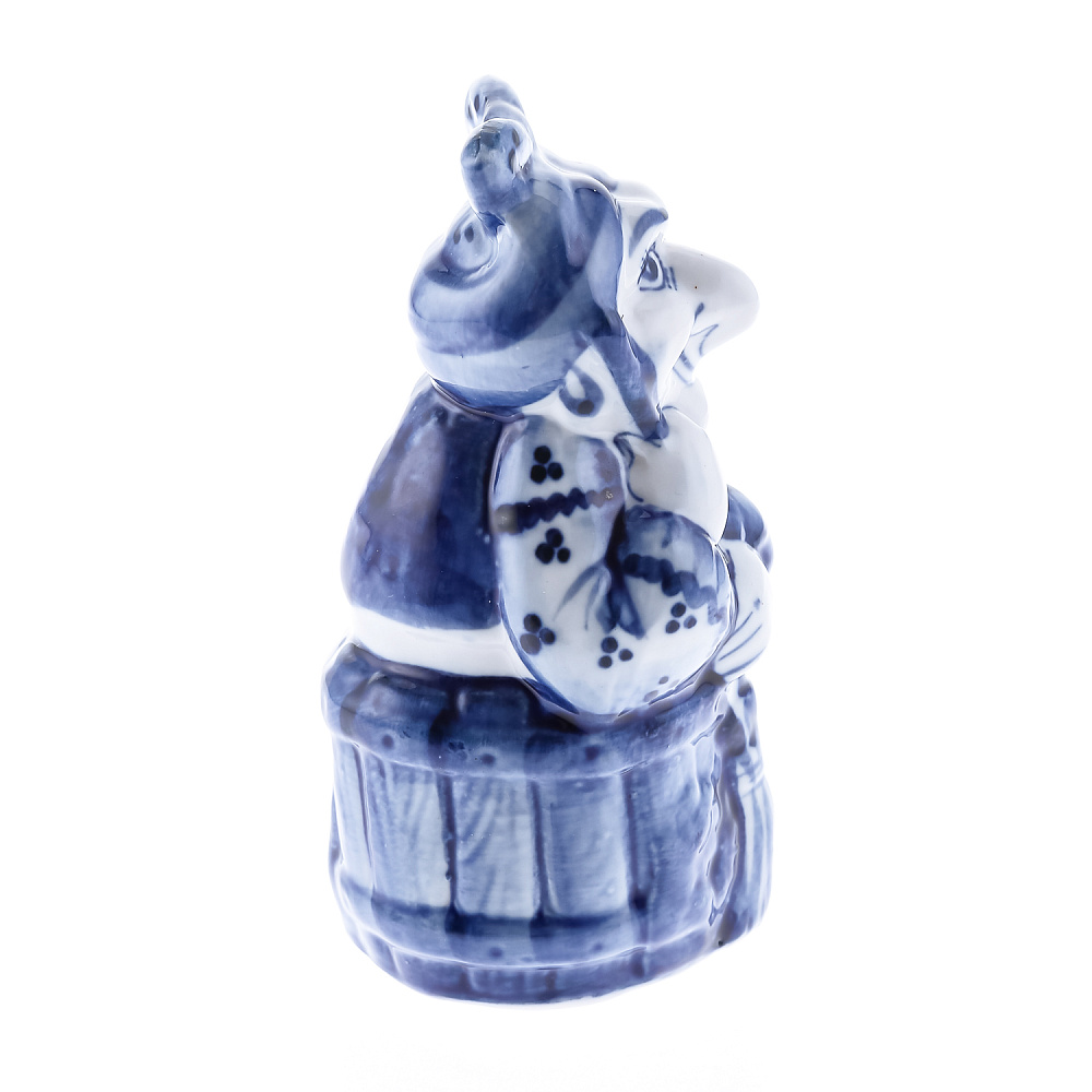 Статуэтка «Баба Яга». Гжель - интернет магазин Русь Велика я фото 4