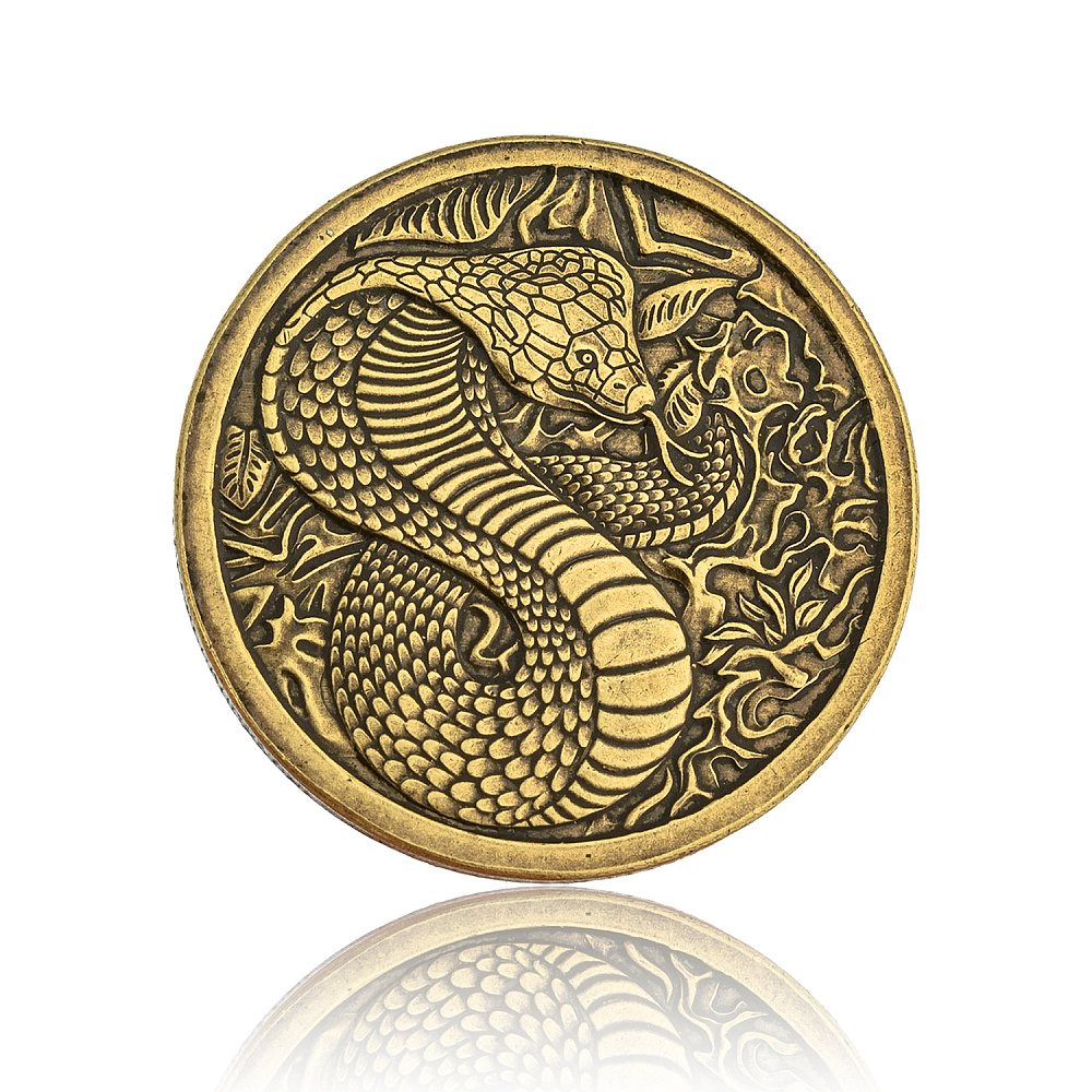 Змея Символ года 2025. Монета сувенирная «Змея» - интернет магазин Русь Велика я 