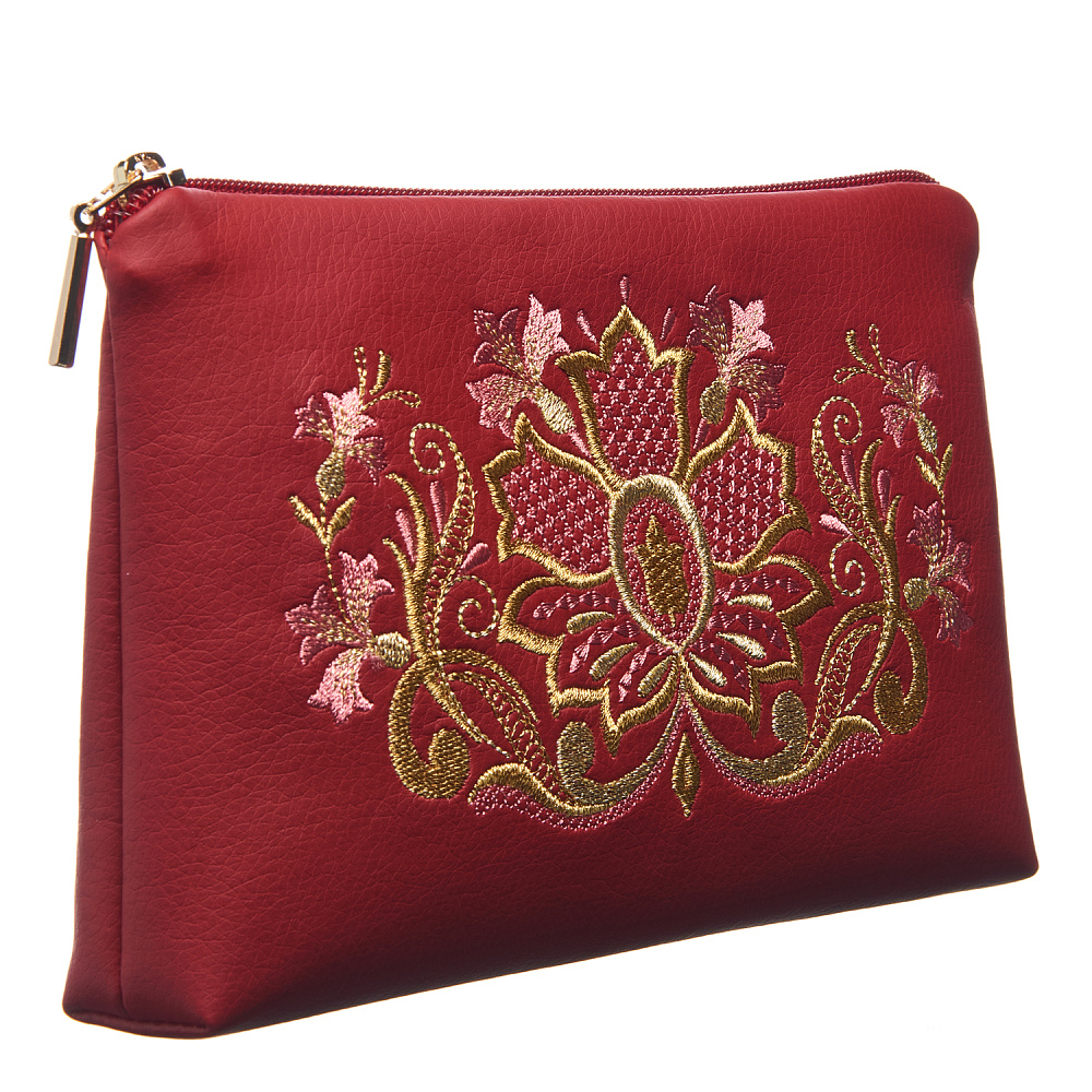 Косметичка «Васильки». Красная - интернет магазин Русь Велика я 