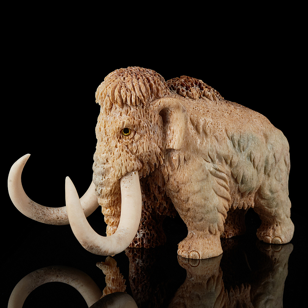 Скульптура из кости «Мамонт» - интернет магазин Русь Велика я фото 1