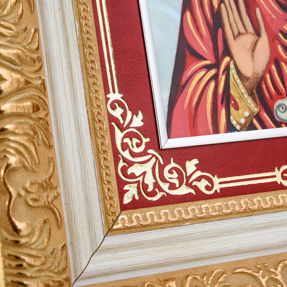 Икона на перламутре «Святая Анастасия» 35х30 см - интернет магазин Русь Велика я фото 4